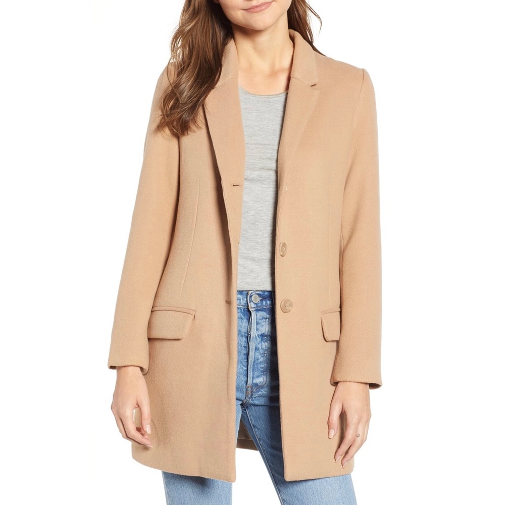 BB Dakota Camel Coat